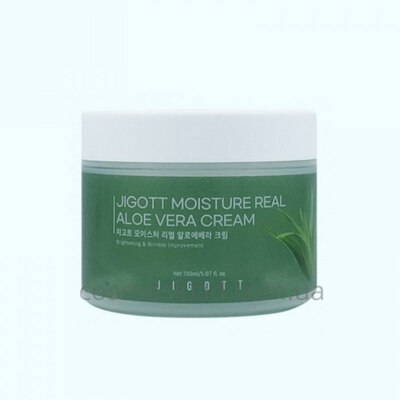 Крем для лица увлажняющий АЛОЭ Moisture Real Aloe Vera Cream, JIGOTT - 150 мл