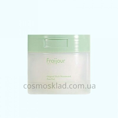Пилинг-пады РАСТИТЕЛЬНЫЕ ЭКСТРАКТЫ Original Herb Wormwood Pore Pad, Fraijour - 170 мл/ 60 шт