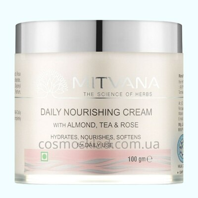 Крем для лица питательный Daily Nourishing Cream with Almond,Tea & Rose, MITVANA - 100 мл