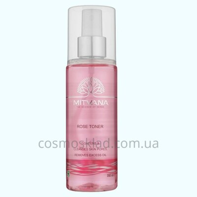 Купить Тонер для лица с розой Rose Toner, MITVANA - 200 мл