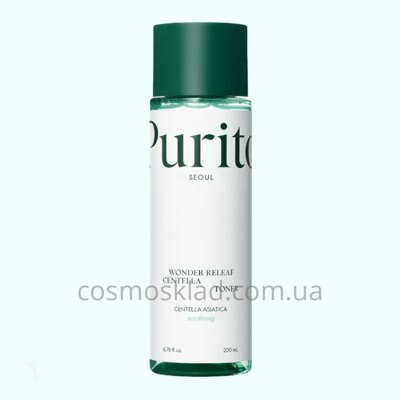 Успокаивающий тонер с центелой Wonder Releaf Centella Toner, PURITO - 200 мл