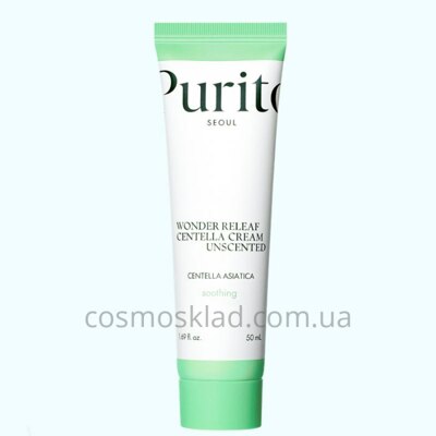 Купить Крем с цинтелой без масел Seoul Wonder Releaf Centella Cream Unscented, PURITO - 50 мл