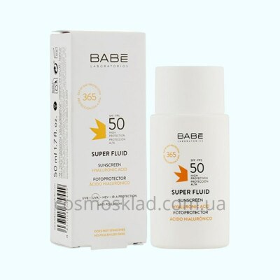 Солнцезащитный флюид для всех типов кожи  SPF 50, BABE - 50 мл