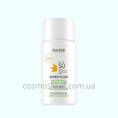 Купить Солнцезащитный флюид с матирующим эффектом  SPF 50, BABE - 50 мл