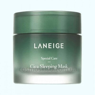 Купить Ночная маска для чувствительной или раздраженной кожи лица Laneige Cica Sleeping Mask - 60 мл (EXP31.01.24)