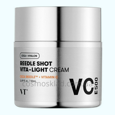 Крем для лица осветляющий со спикулами и витамином C Reedle Shot Vita-Light Cream, VT COSMETICS - 50 мл