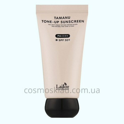 Осветляющий солнцезащитный крем с маслом тамана Tamanu Tone-up Sunscreen SPF 50, Lador - 50 мл 