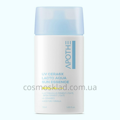 Солнцезащитная эссенция UV Cera 6X Lacto Aqua Sun Essence, APOTHE - 50 мл