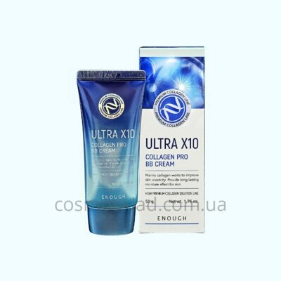 Купить Солнцезащитный крем Ultra X10 Collagen Pro Sun Cream, ENOUGH -  50 мл