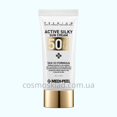 Солнцезащитный крем Active Silky Sun Cream SPF50+, MEDI-PEEL - 50 мл