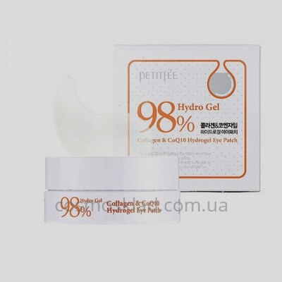 Гидрогелевые патчи для глаз с коллагеном и коэнзимом Q10 - PETITFEE Collagen & Co Q10 Hydrogel Eye Patch - 60шт