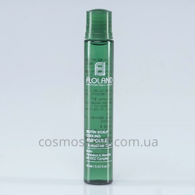 Купить Филлер для ухода за волосами и кожей головы FLOLAND Biotin Scalp Cooling Ampoule - 13 мл