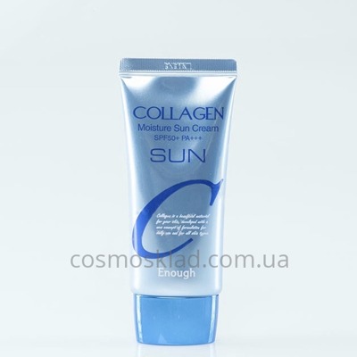 Солнцезащитный крем для лица с коллагеном Enough Collagen Moisture Sun Cream SPF50+ PA+++ - 50 г