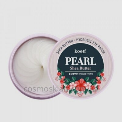 Купить Патчи под глаза с маслом ши и перламутровой пудрой Pearl & Shea Butter Eye Patch KOELF - 60 шт