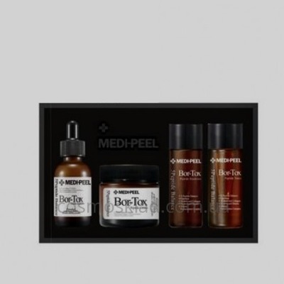 Купить Набор средств для лица с пептидами MEDI PEEL BOR-TOX 5 Peptide MULTI CARE KIT - 4 предмета