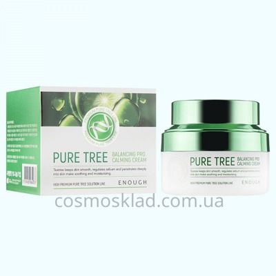 Купить Восстанавливающий крем для поврежденной кожи Enough Pure Tree Balancing Pro Calming Cream - 50 мл