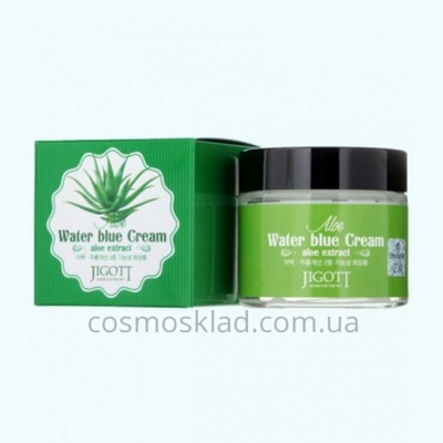 Крем для лица АЛОЭ ALOE Water Blue Cream,  JIGOTT -  70 мл