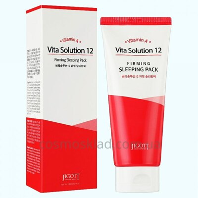 Ночная маска подтягивающая Vita Solution 12 Firming Sleeping Pack, JIGOTT - 180 мл